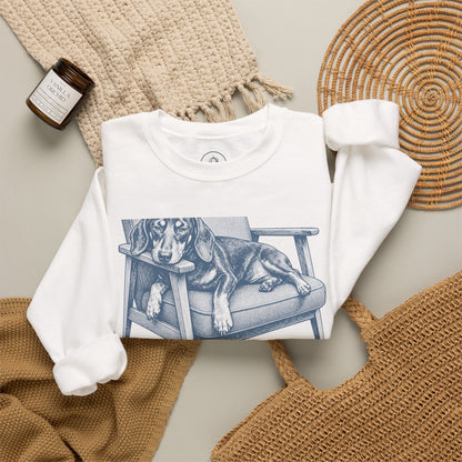 Dachshund Occupied Sweatshirt Taco-Dog