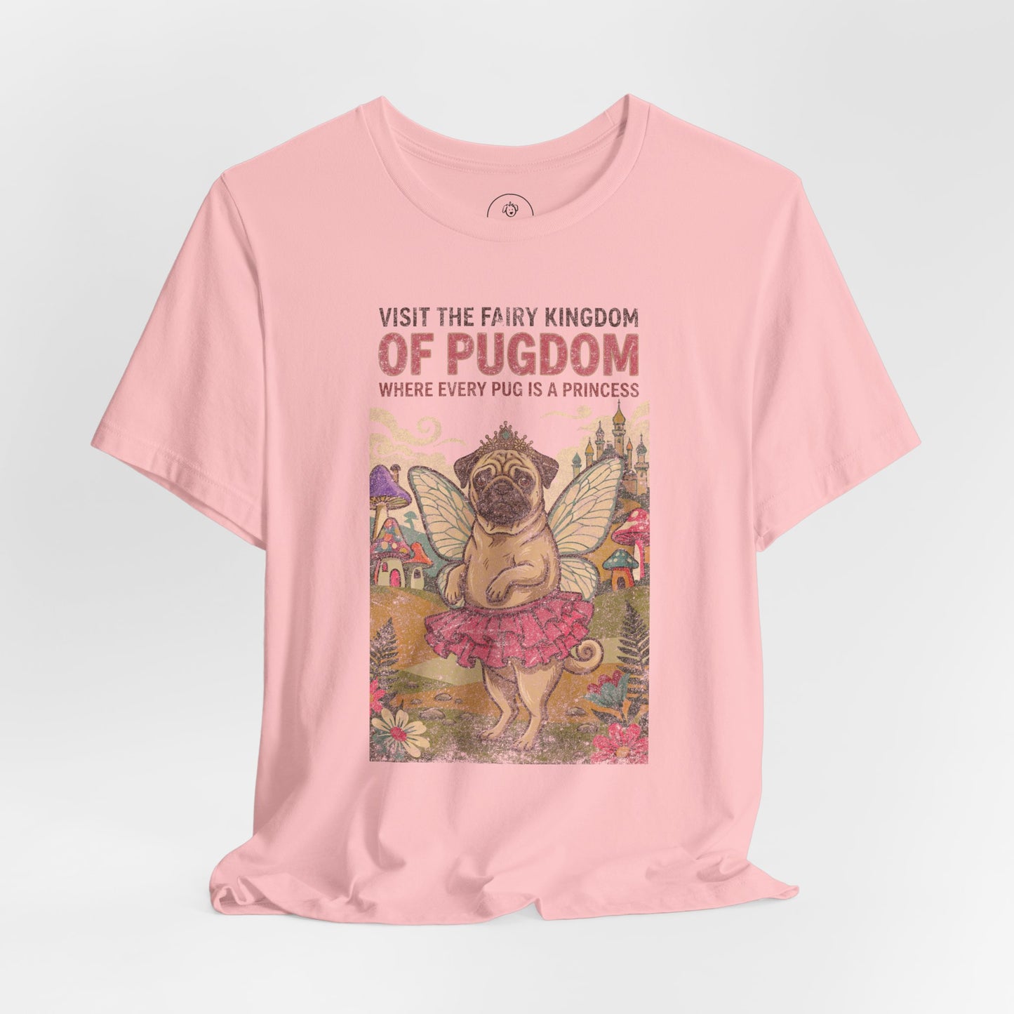 Pug Fairy Kingdom T-Shirt Taco-Dog
