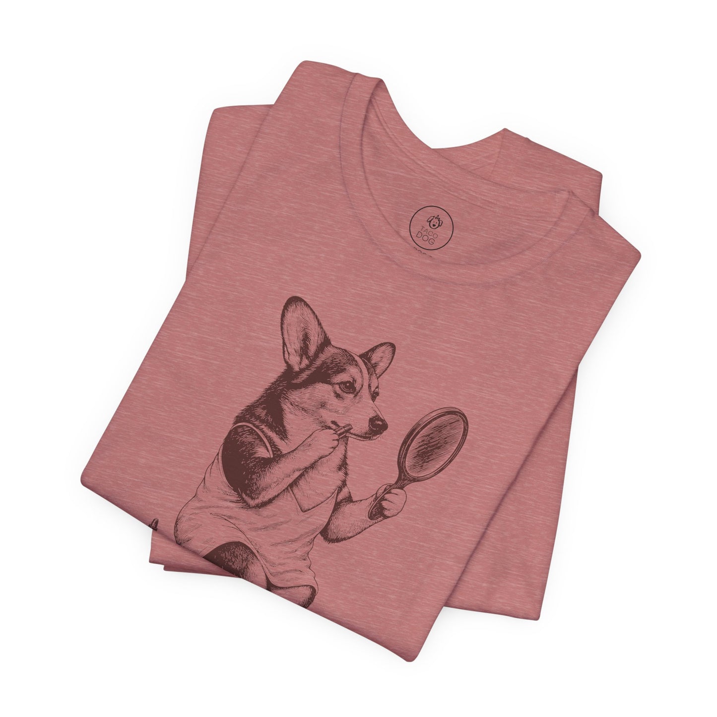 Corgi Makeup T-Shirt