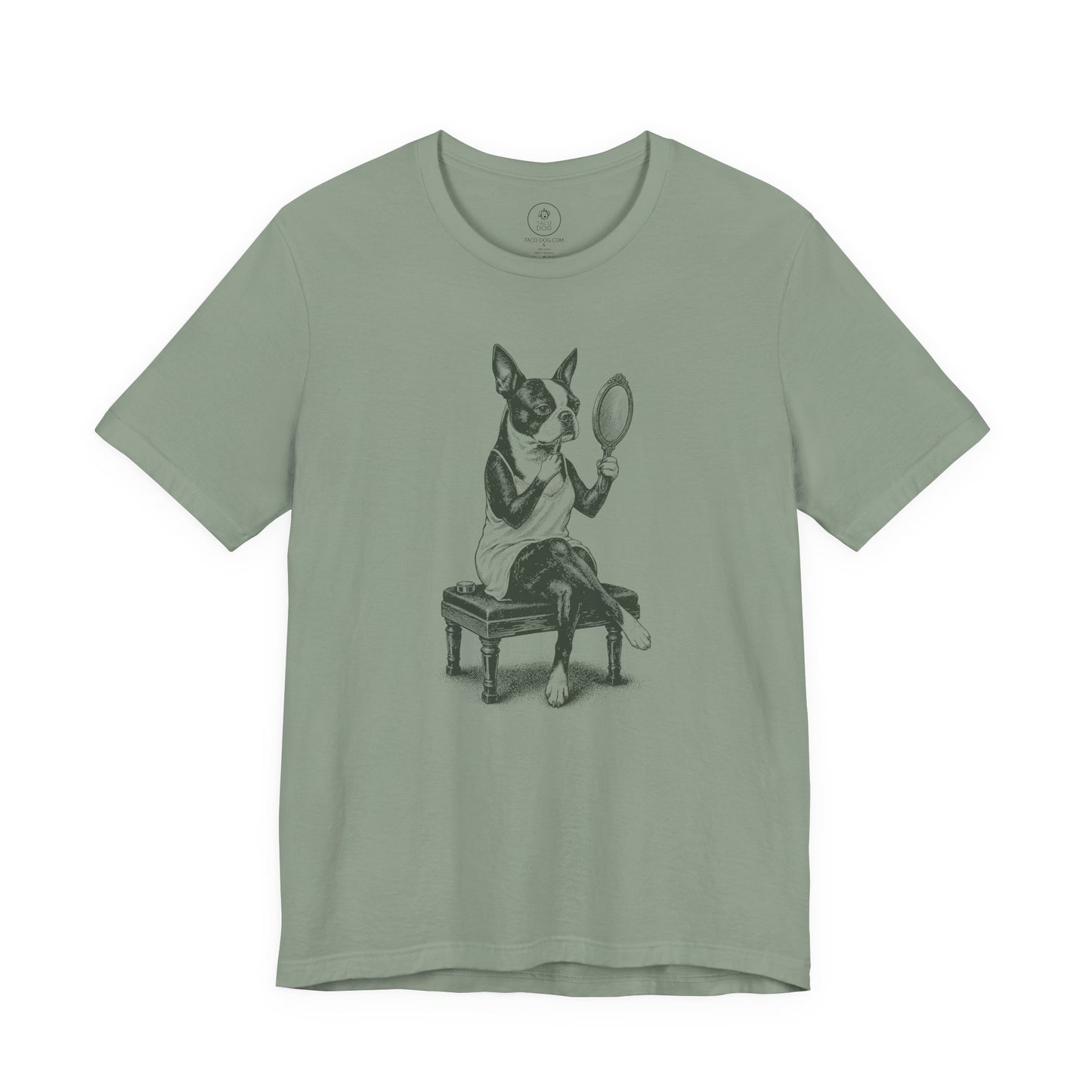 Boston Terrier Makeup T-Shirt
