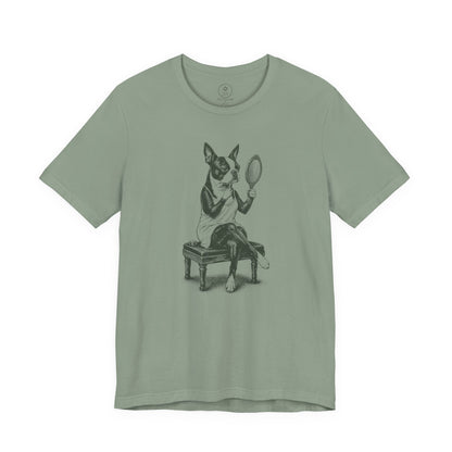 Boston Terrier Makeup T-Shirt