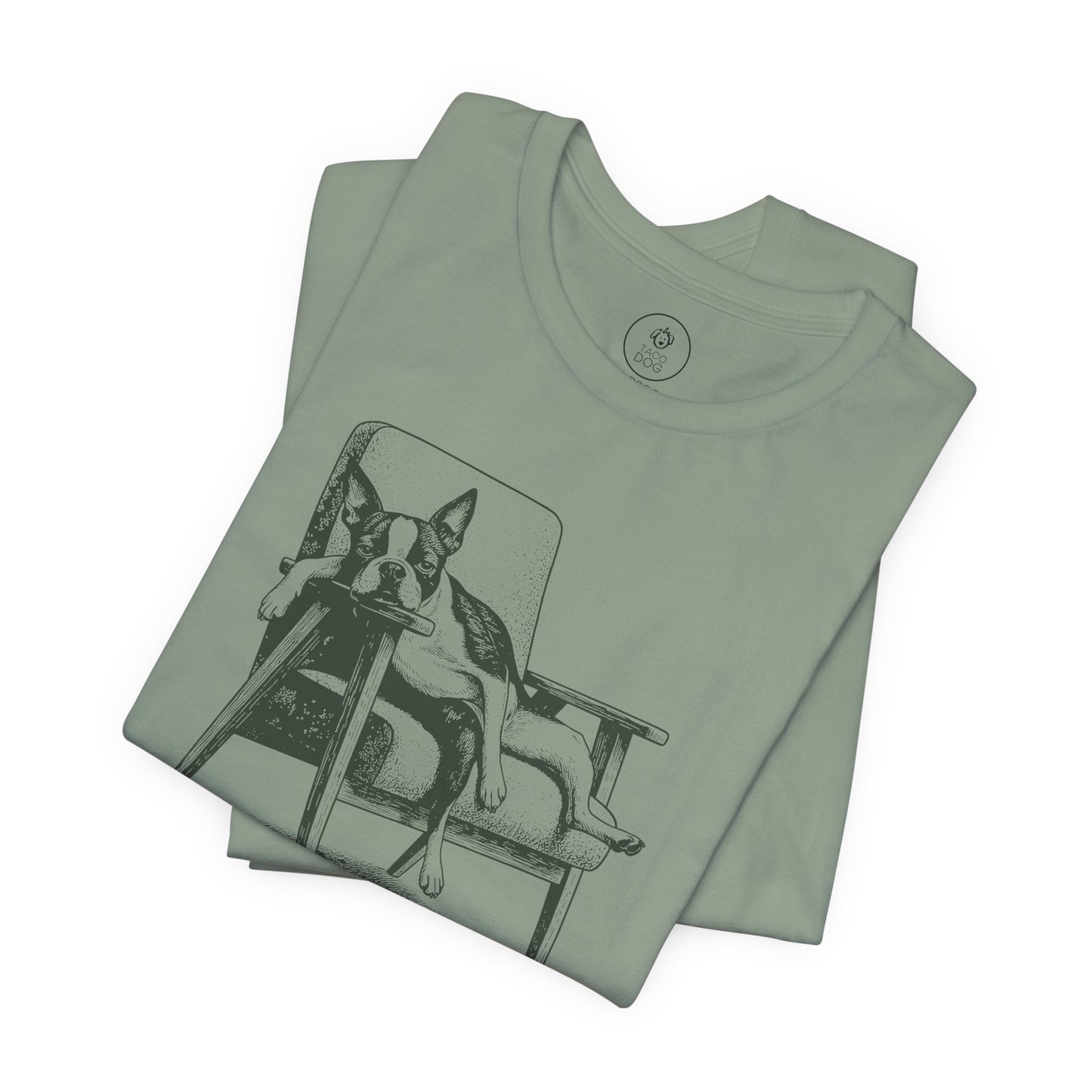 Boston Terrier Occupied T-Shirt Taco-Dog