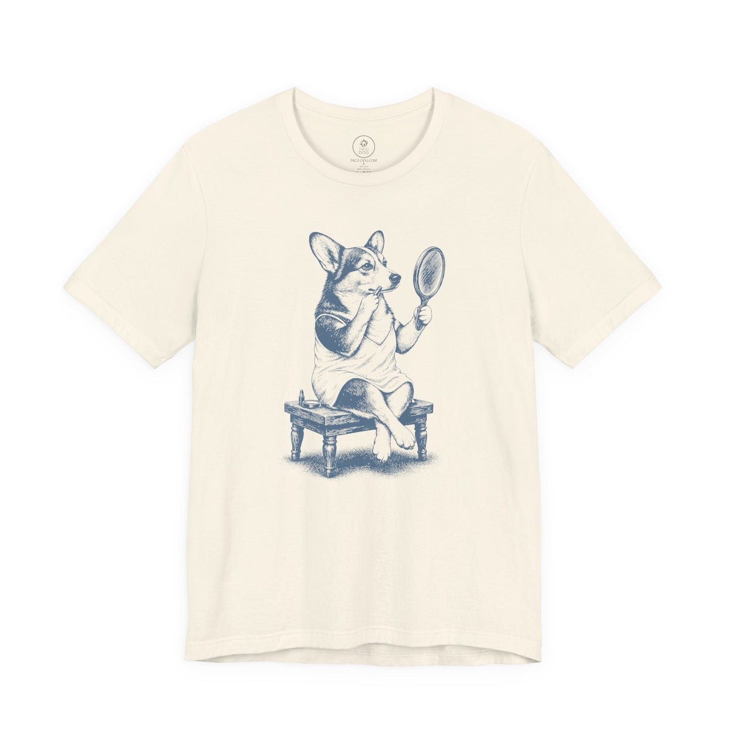 Corgi Makeup T-Shirt