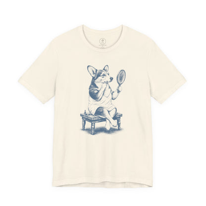 Corgi Makeup T-Shirt