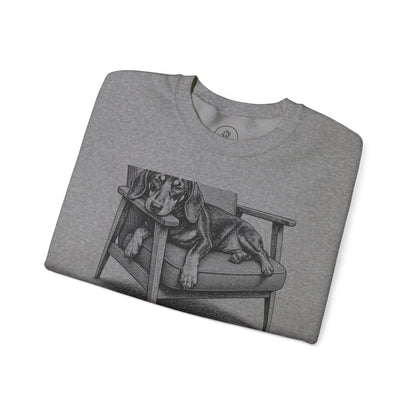 Dachshund Occupied Sweatshirt Taco-Dog