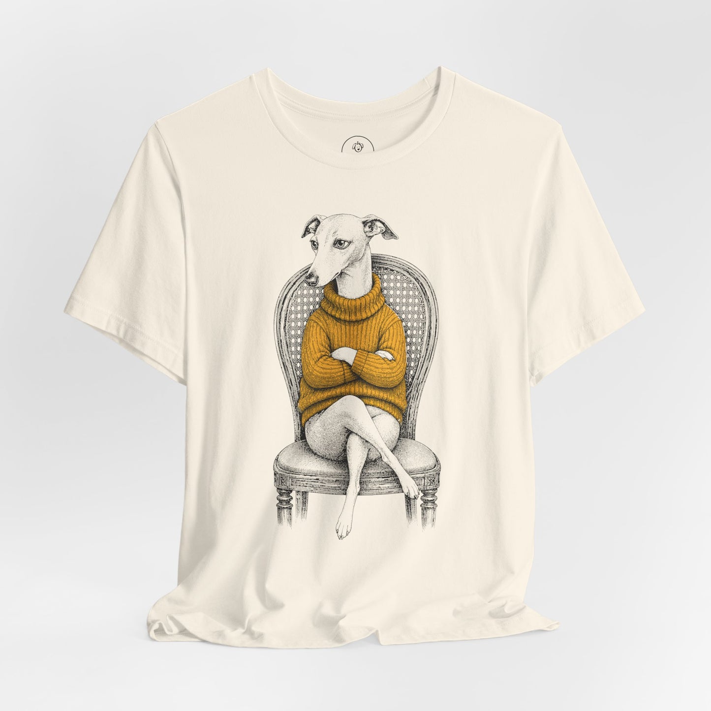 Italian Greyhound Whippet Reluctant Turtleneck T-Shirt