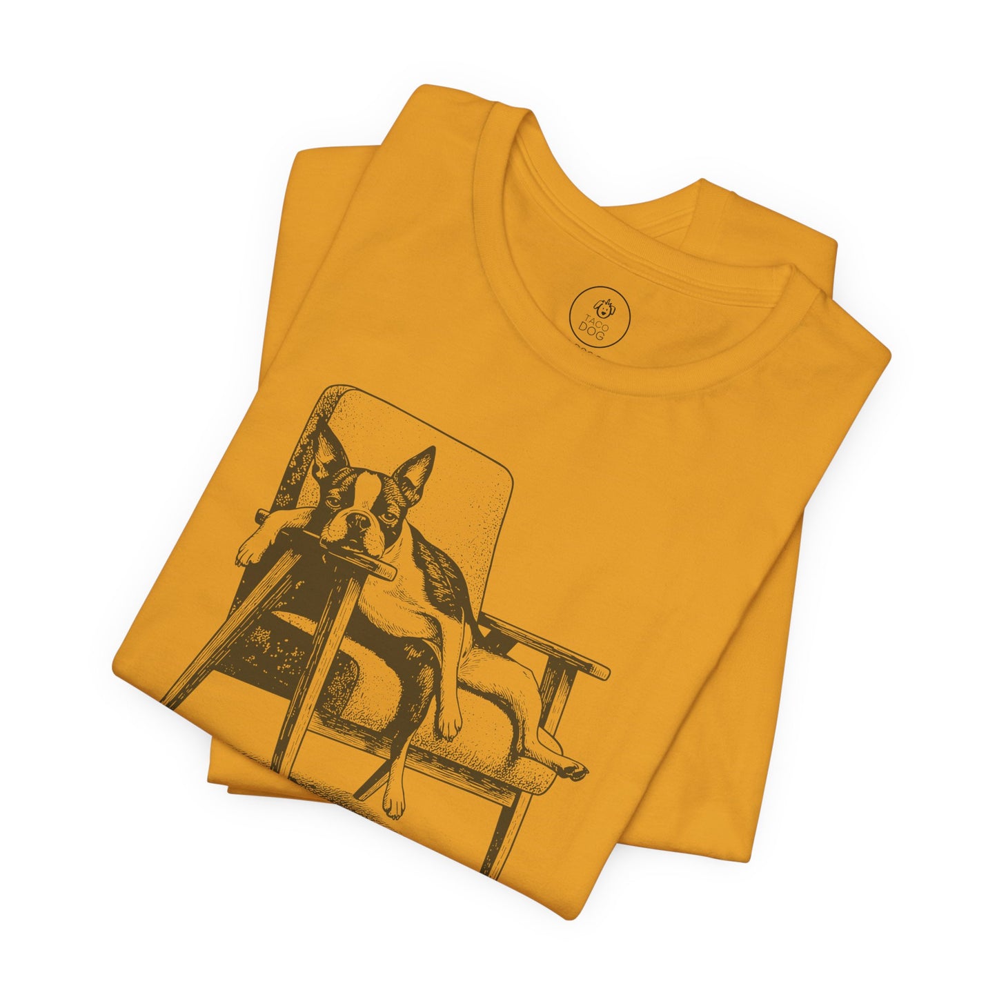 Boston Terrier Occupied T-Shirt Taco-Dog