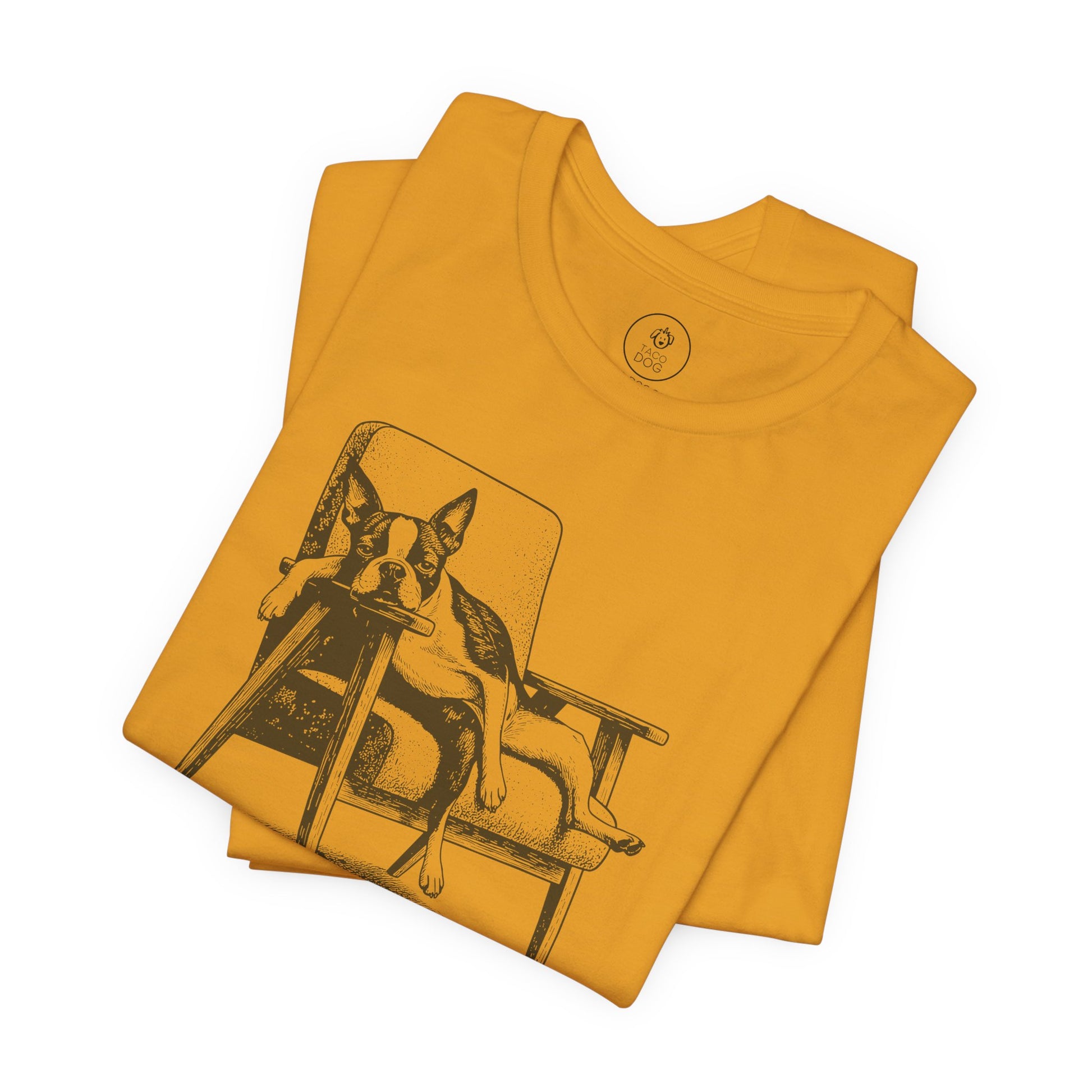 Boston Terrier Occupied T-Shirt Taco-Dog