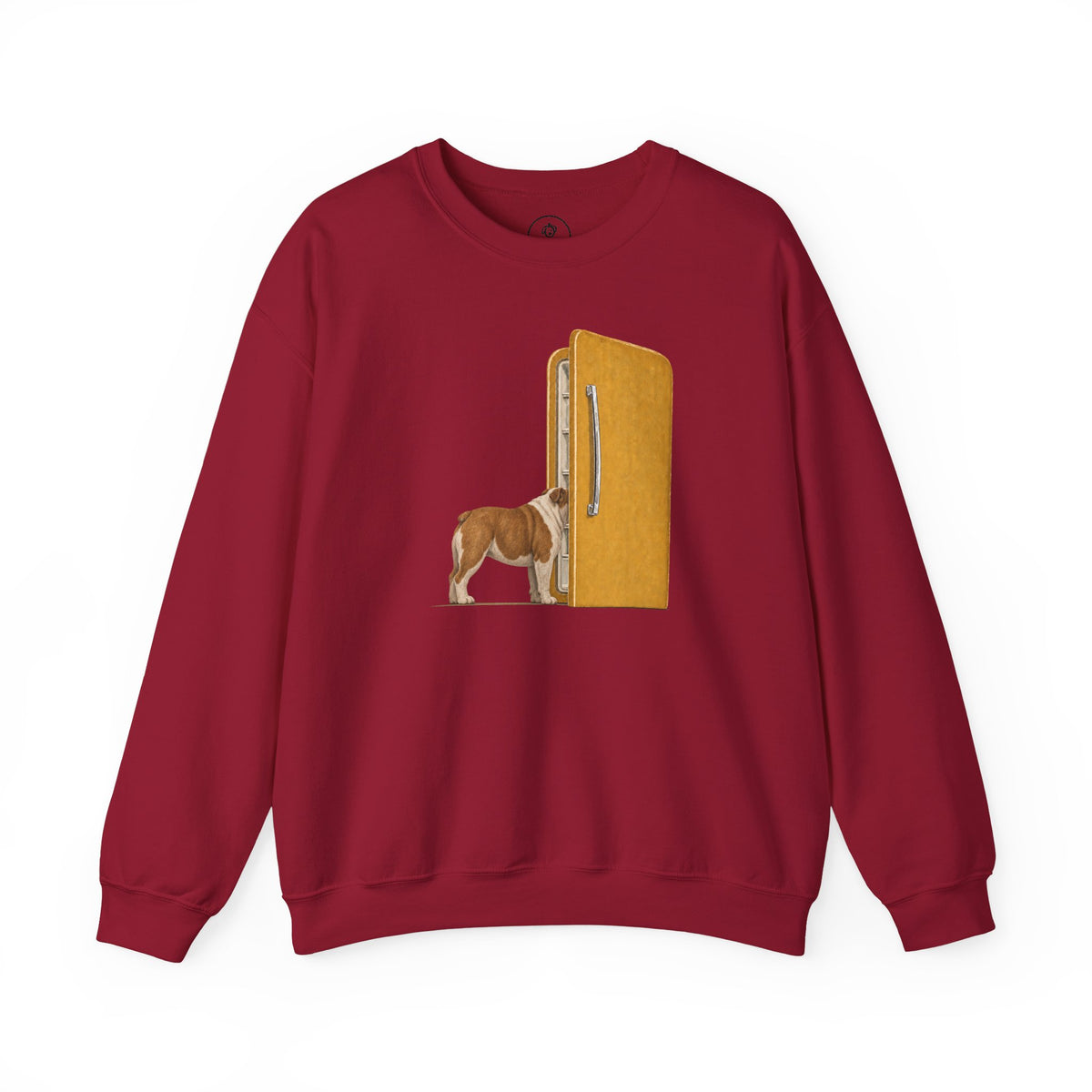 English Bulldog Refrigerator Sweatshirt Taco-Dog
