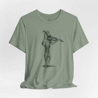 Italian Greyhound Whippet Violin T-Shirt Taco-Dog