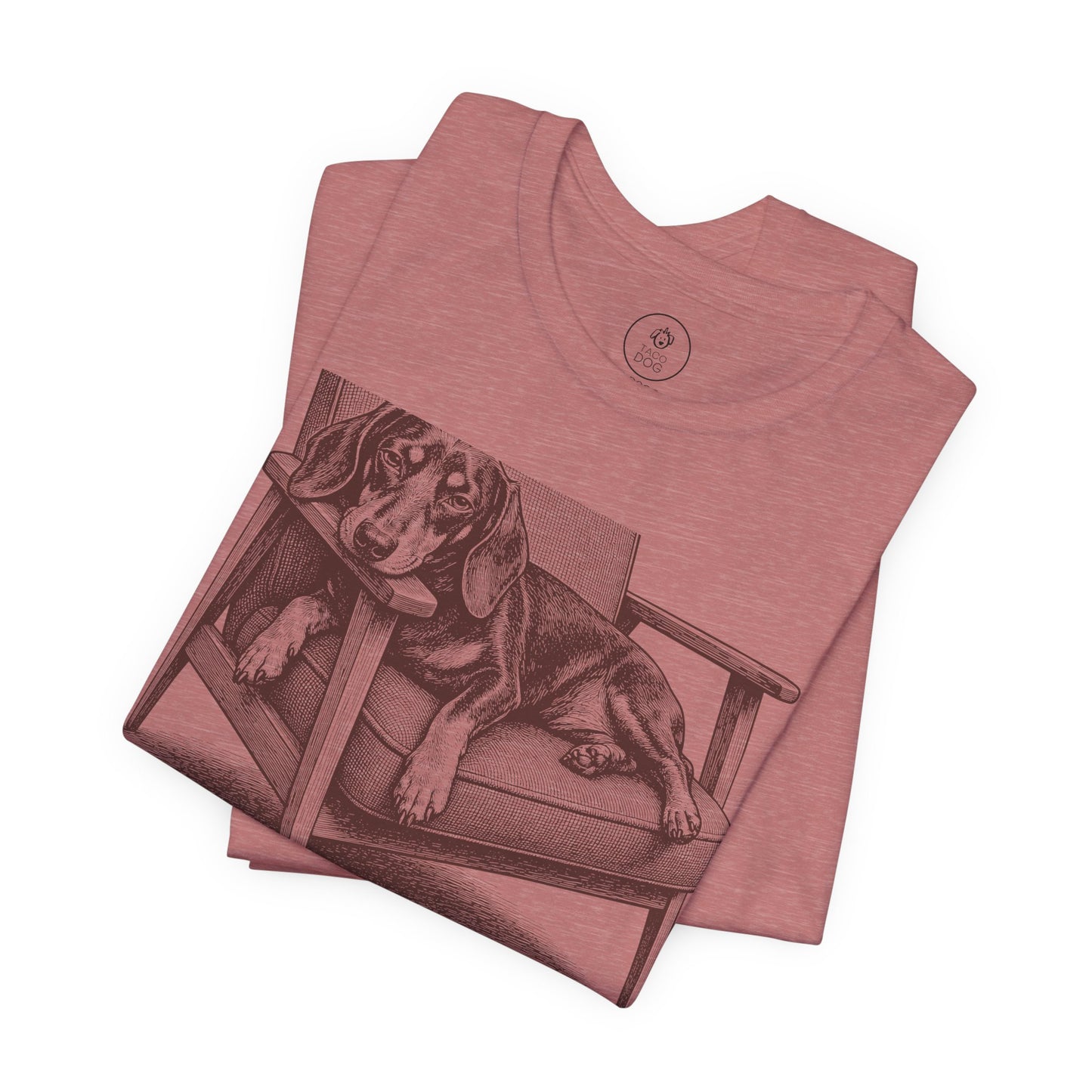 Dachshund Occupied T-Shirt Taco-Dog