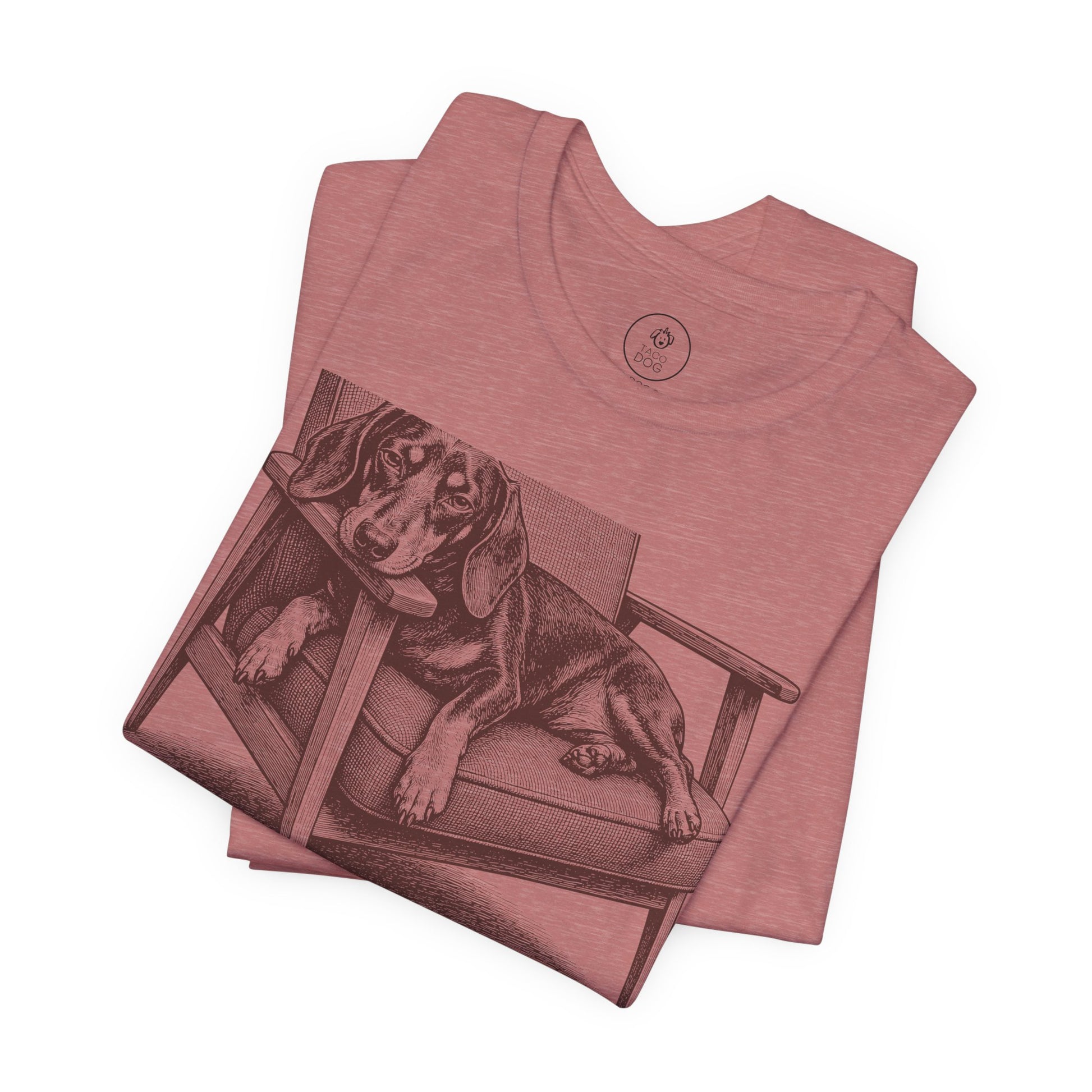 Dachshund Occupied T-Shirt Taco-Dog