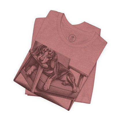Dachshund Occupied T-Shirt Taco-Dog