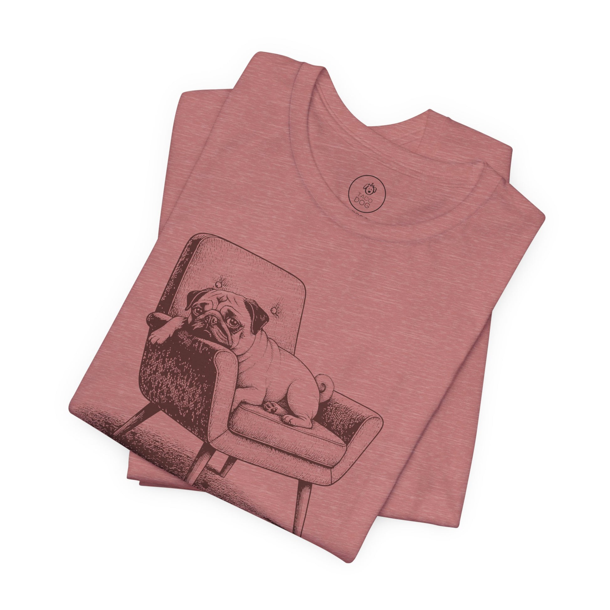 Pug Occupied T-Shirt Taco-Dog