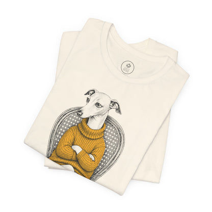 Italian Greyhound Whippet Reluctant Turtleneck T-Shirt