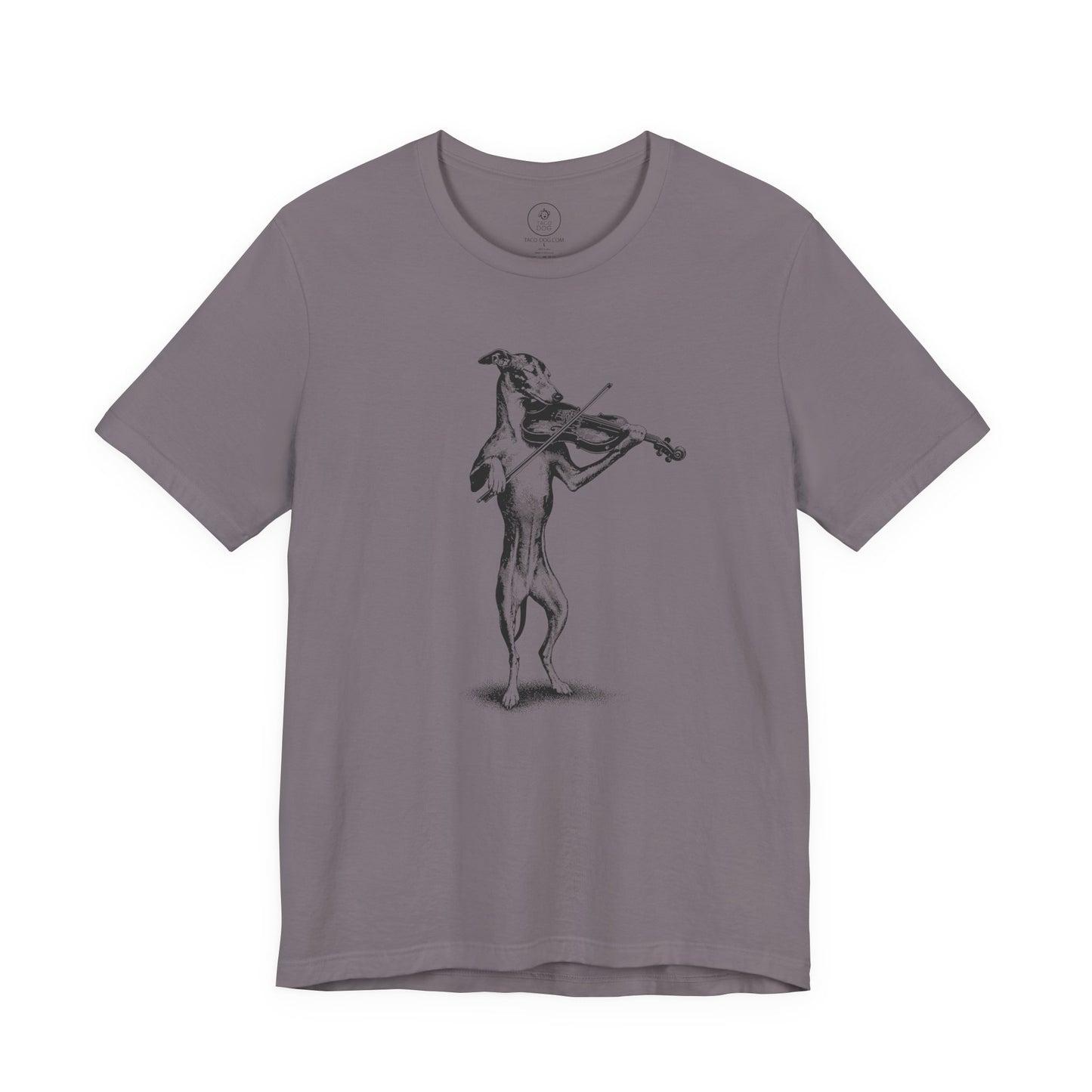 Italian Greyhound Whippet Violin T-Shirt Storm Taco-Dog