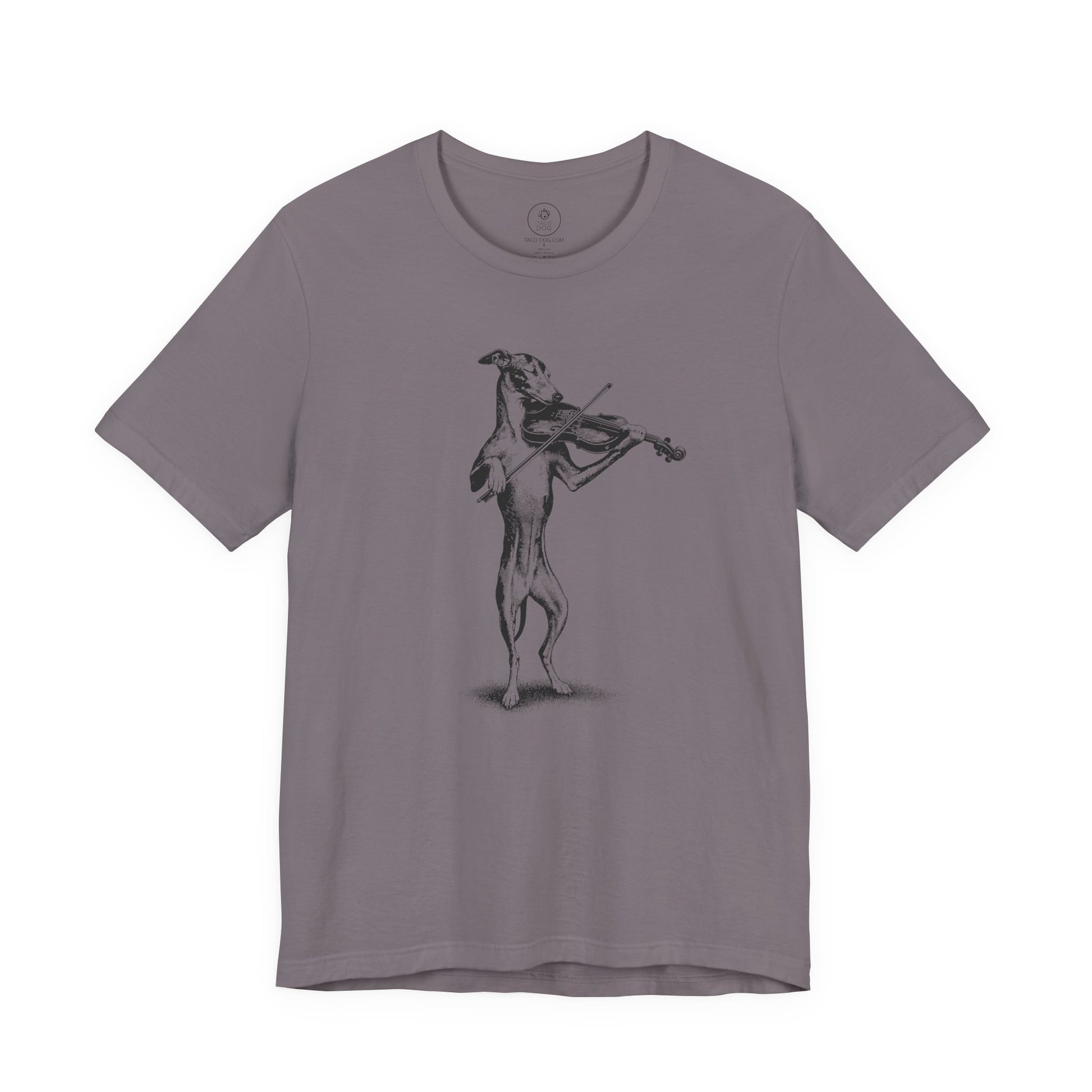 Italian Greyhound Whippet Violin T-Shirt Storm Taco-Dog