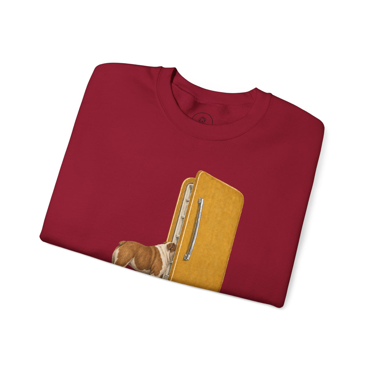 English Bulldog Refrigerator Sweatshirt Taco-Dog