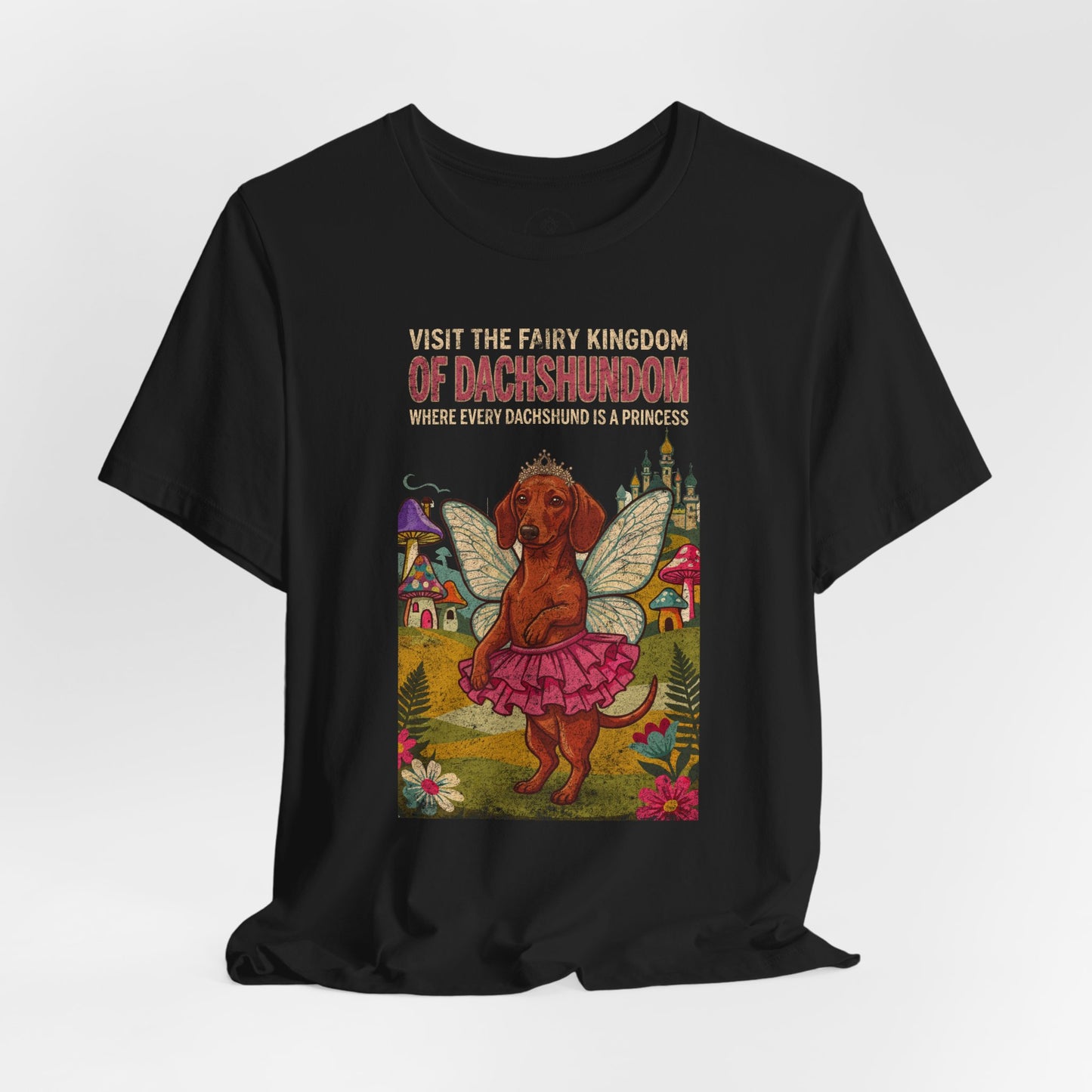 Dachshund Fairy Kingdom T-Shirt Taco-Dog