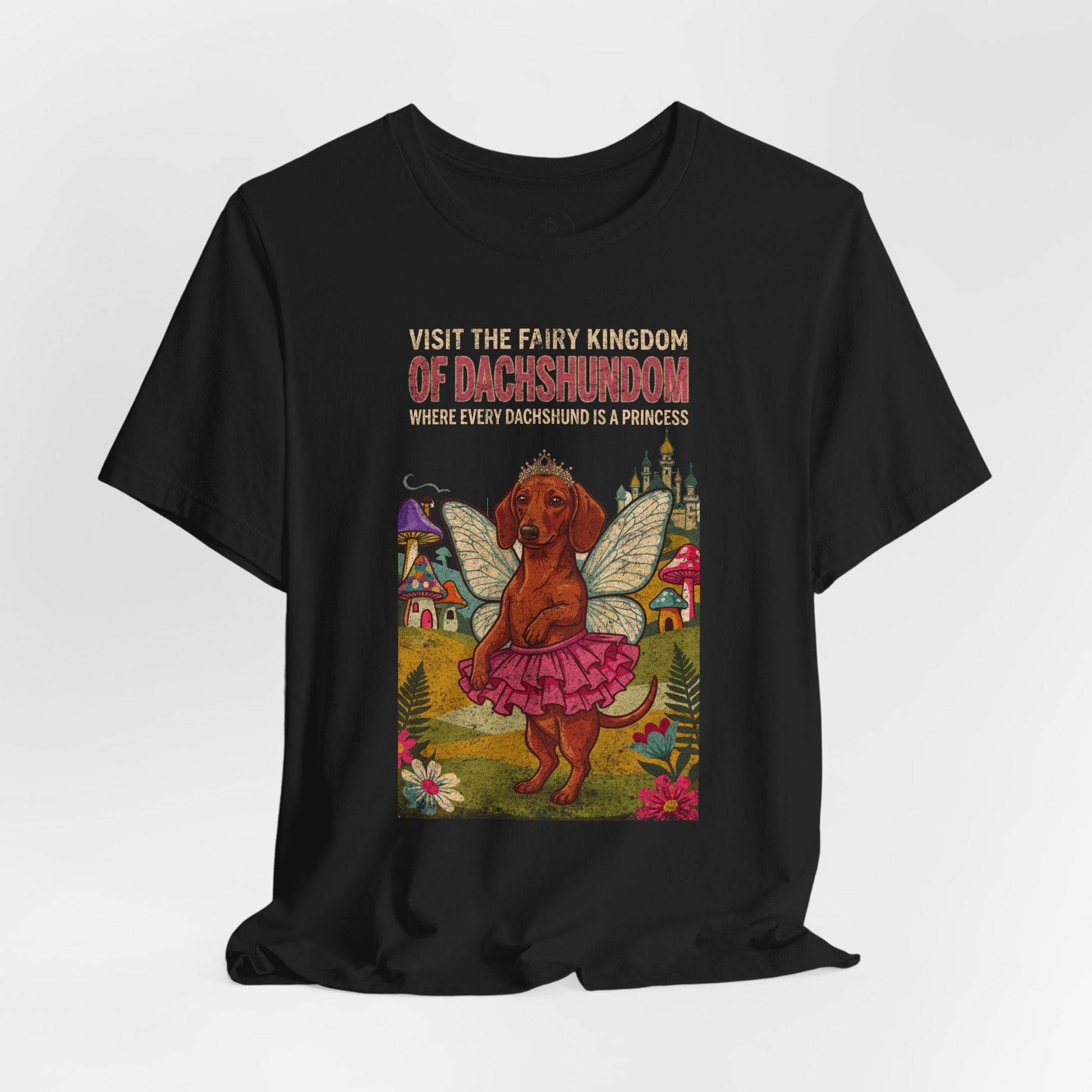 Dachshund Fairy Kingdom T-Shirt Taco-Dog