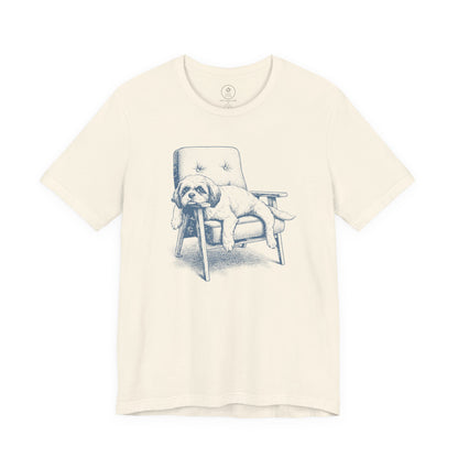 Shih Tzu Occupied T-Shirt Natural Taco-Dog