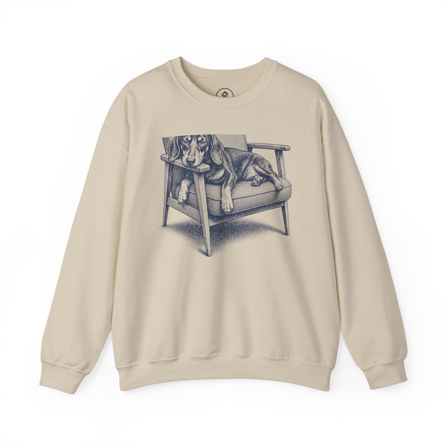 Dachshund Occupied Sweatshirt Sand Taco-Dog
