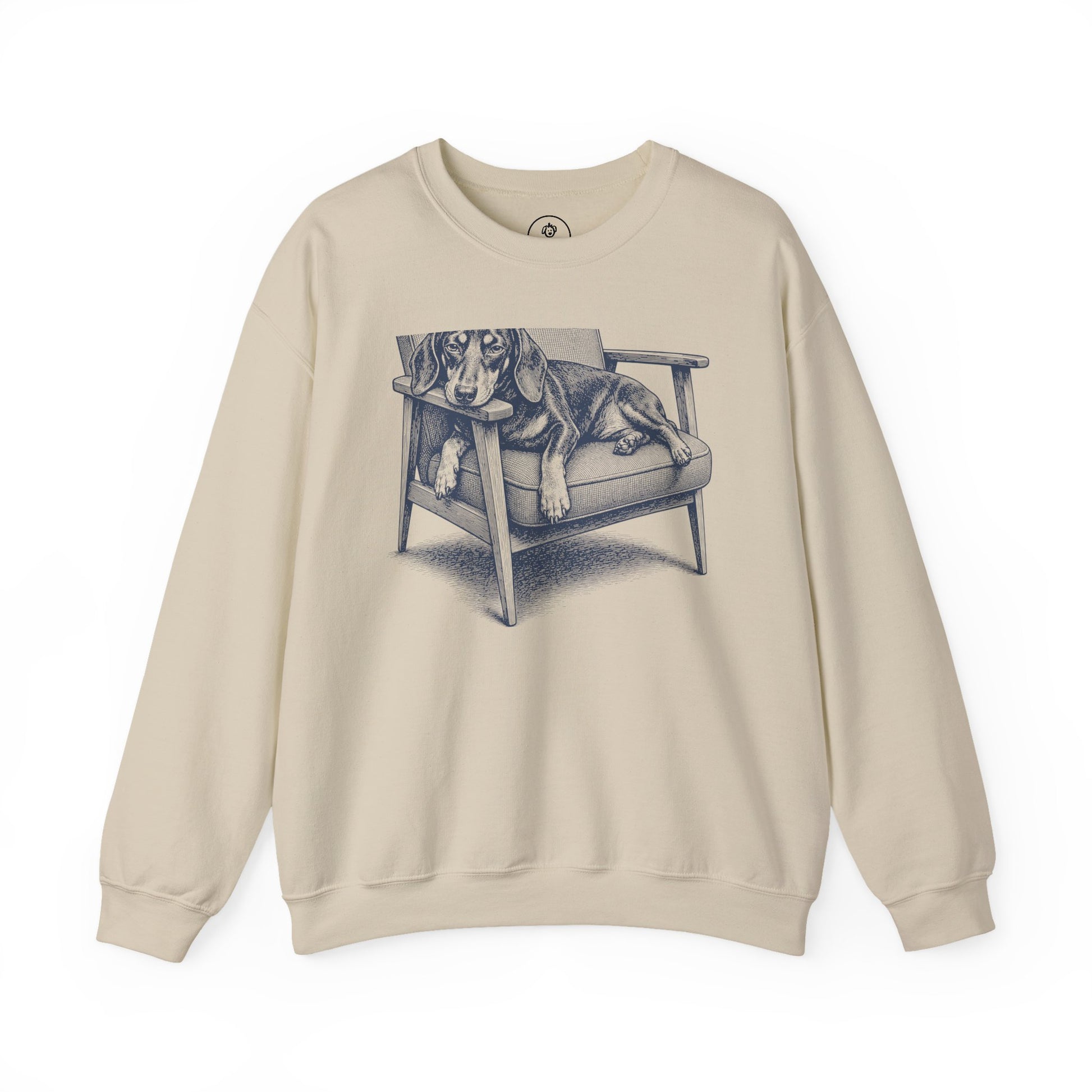 Dachshund Occupied Sweatshirt Sand Taco-Dog
