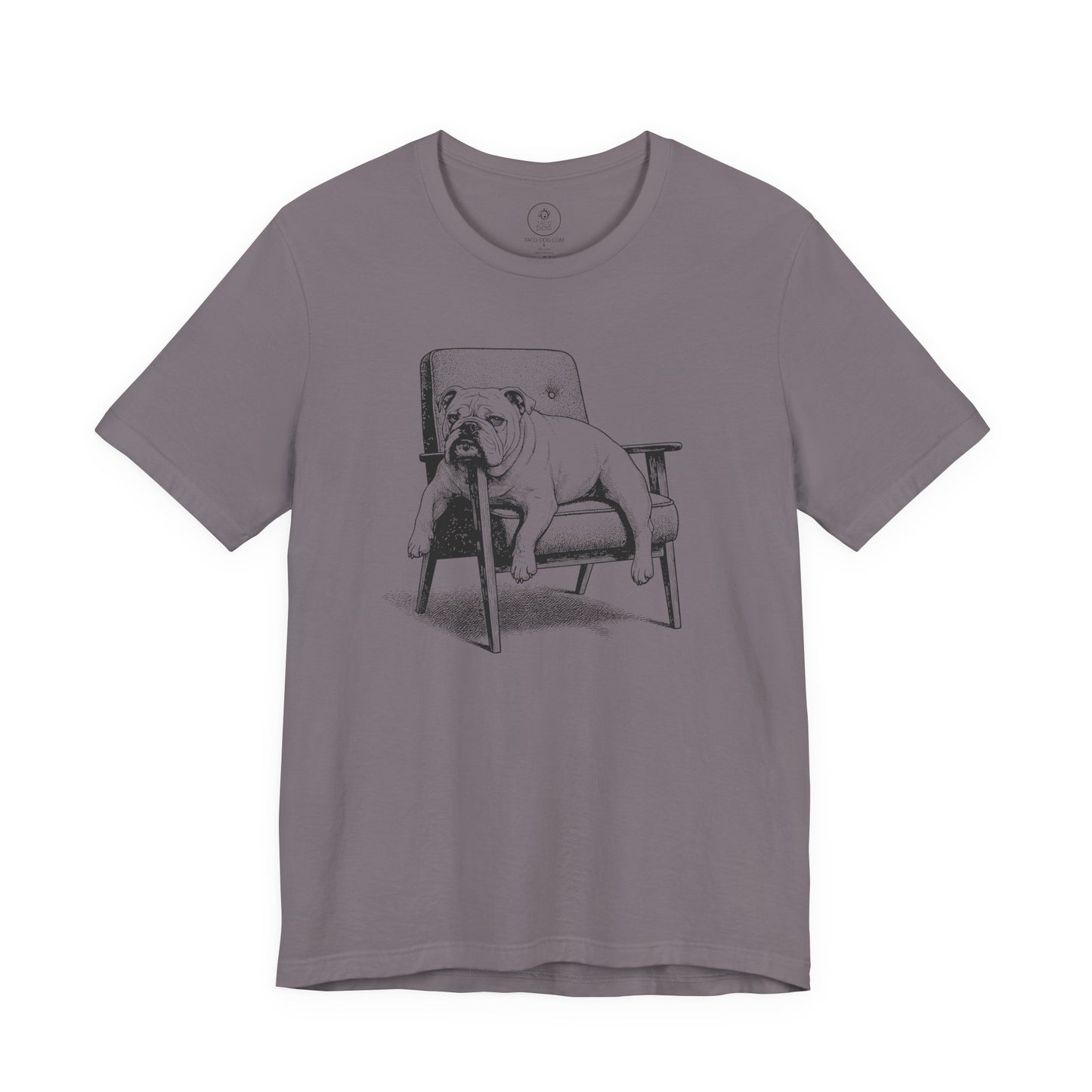 English Bulldog Occupied T-Shirt Storm Taco-Dog