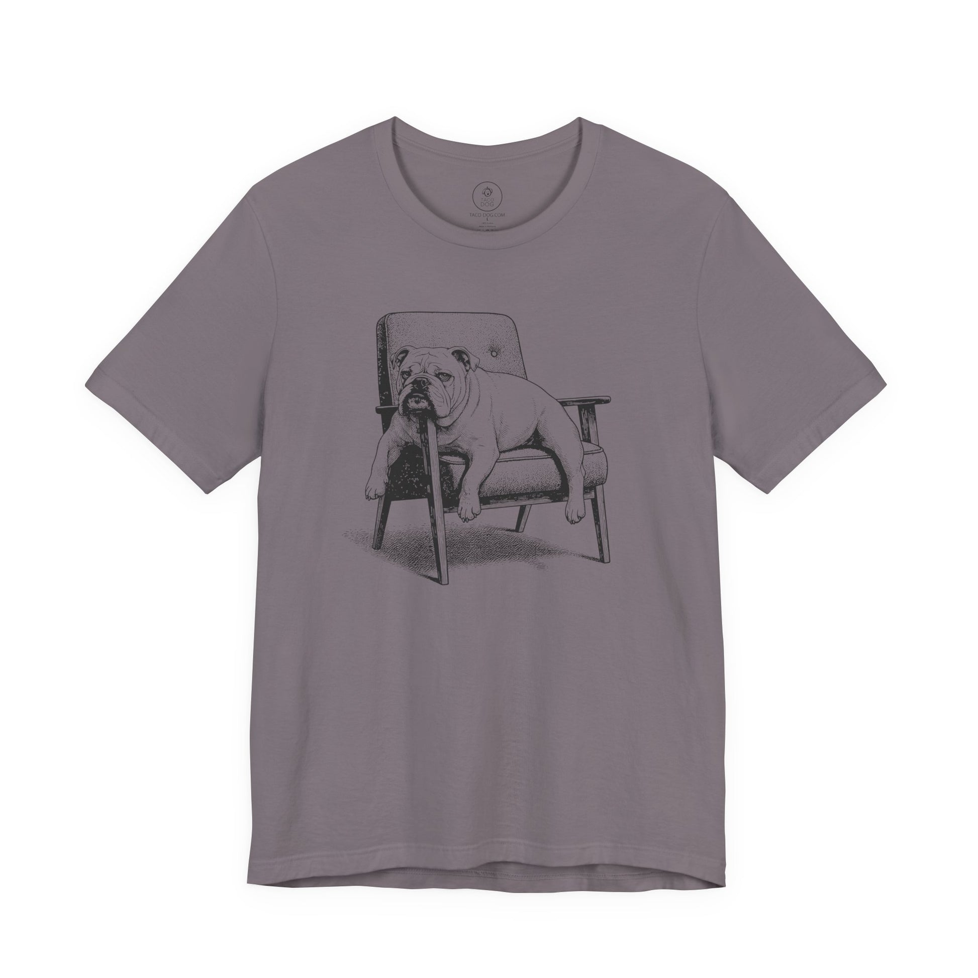 English Bulldog Occupied T-Shirt Storm Taco-Dog