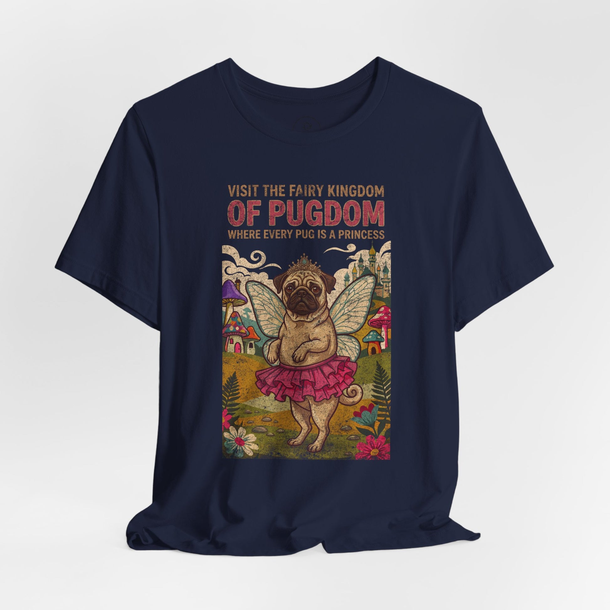 Pug Fairy Kingdom T-Shirt Taco-Dog