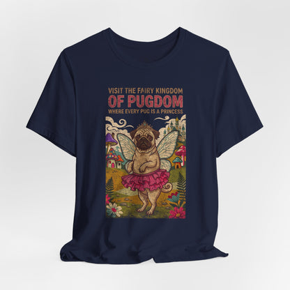 Pug Fairy Kingdom T-Shirt Taco-Dog