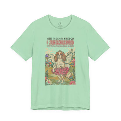 Cavalier King Charles Spaniel Fairy Kingdom T-Shirt Taco-Dog