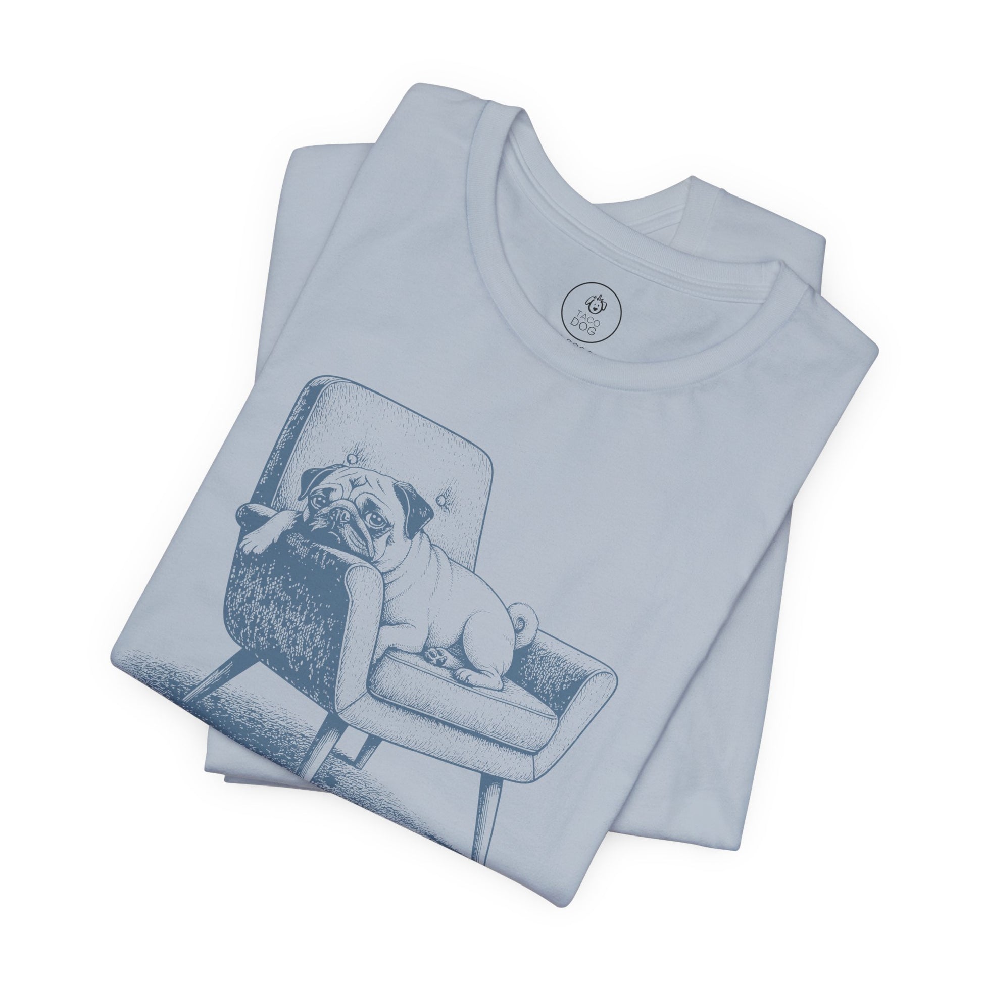 Pug Occupied T-Shirt Taco-Dog
