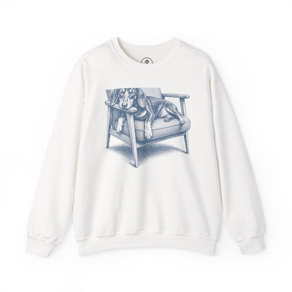 Dachshund Occupied Sweatshirt White Taco-Dog