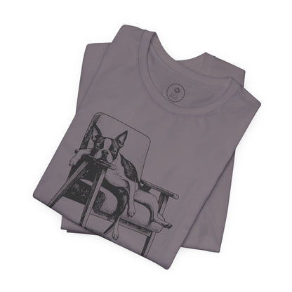 Boston Terrier Occupied T-Shirt Taco-Dog