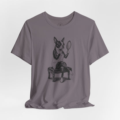 Boston Terrier Makeup T-Shirt