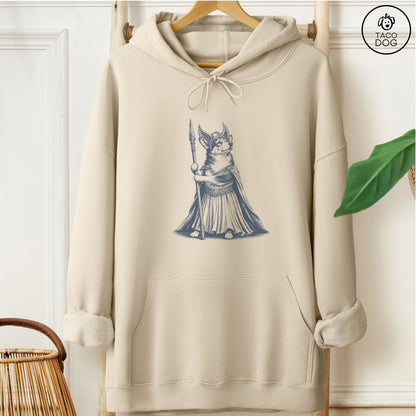 Corgi Brunnhilde Hoodie