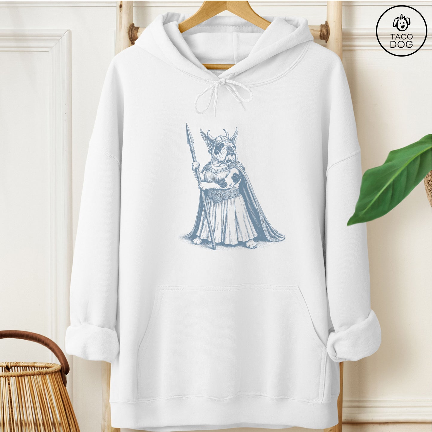 English Bulldog Brunnhilde Hoodie