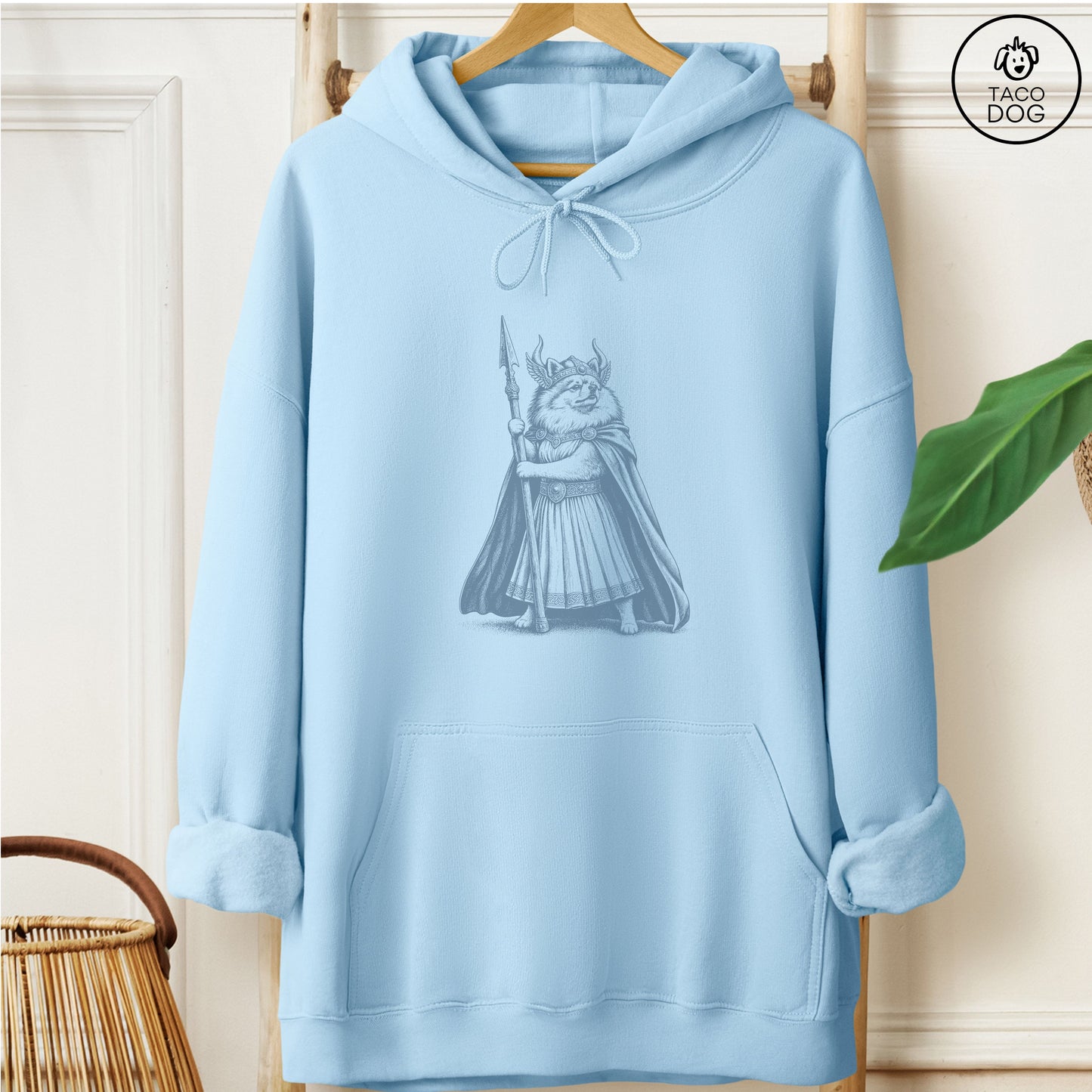 Pomeranian Brunnhilde Hoodie