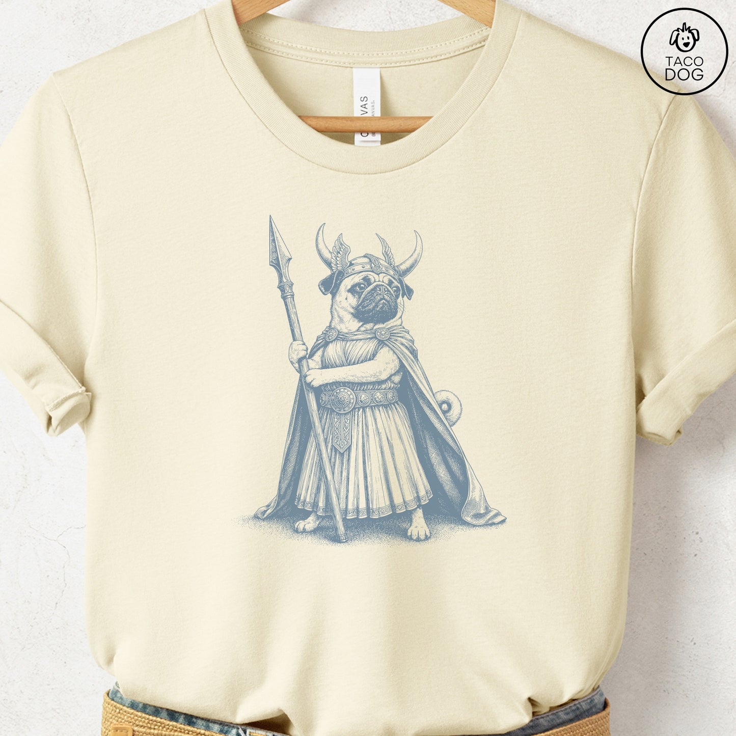 Pug Brunnhilde T-Shirt