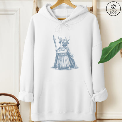 Pug Brunnhilde Hoodie