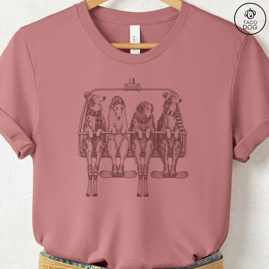 Borzoi Chair Lift T-Shirt