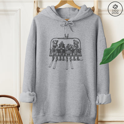 Pitbull Chair Lift Hoodie Graphite Heather Taco-Dog