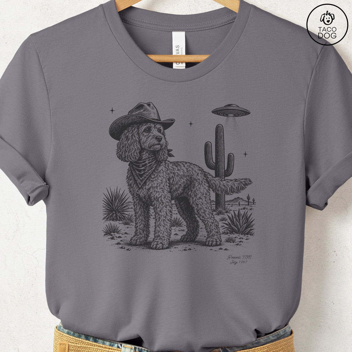 Cockapoo Cowboy UFO T-Shirt