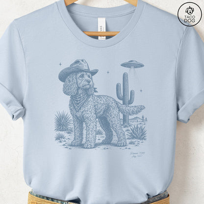 Cockapoo Cowboy UFO T-Shirt