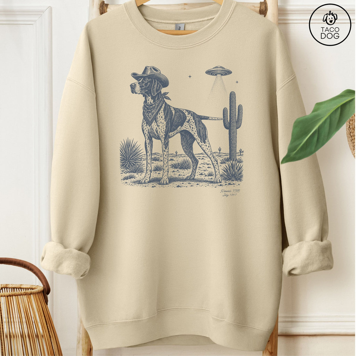Pointer Cowboy UFO Sweatshirt