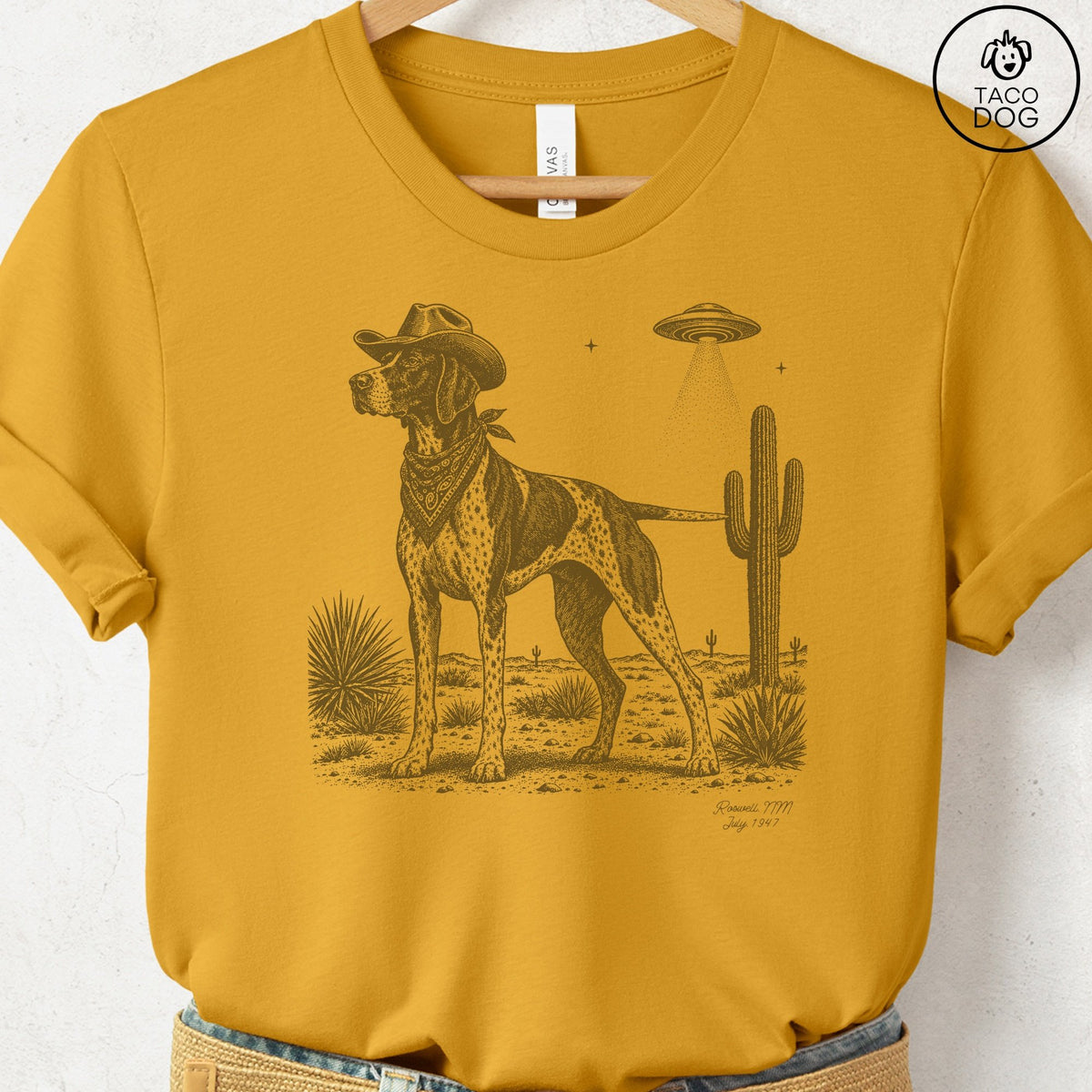 Pointer Cowboy UFO T-Shirt