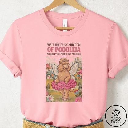 Poodle Fairy Kingdom T-Shirt Pink Taco-Dog