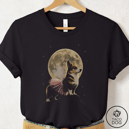 Corgi Fairy Moon T-Shirt
