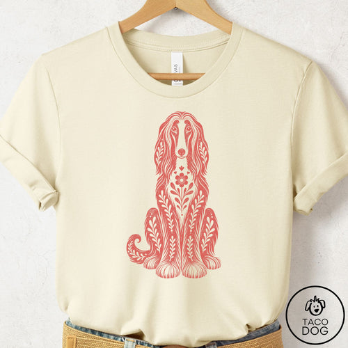 Afghan Hound dog t-shirts